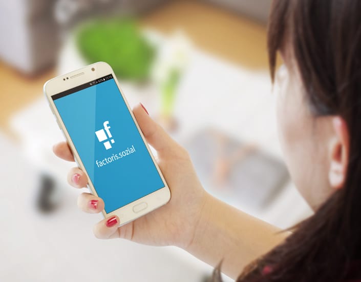 App with factoris.one|sozial